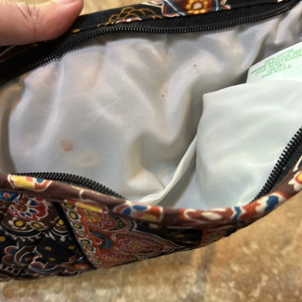 Vera Bradley Kensington Makeup Cosmetic Bag Made in USA